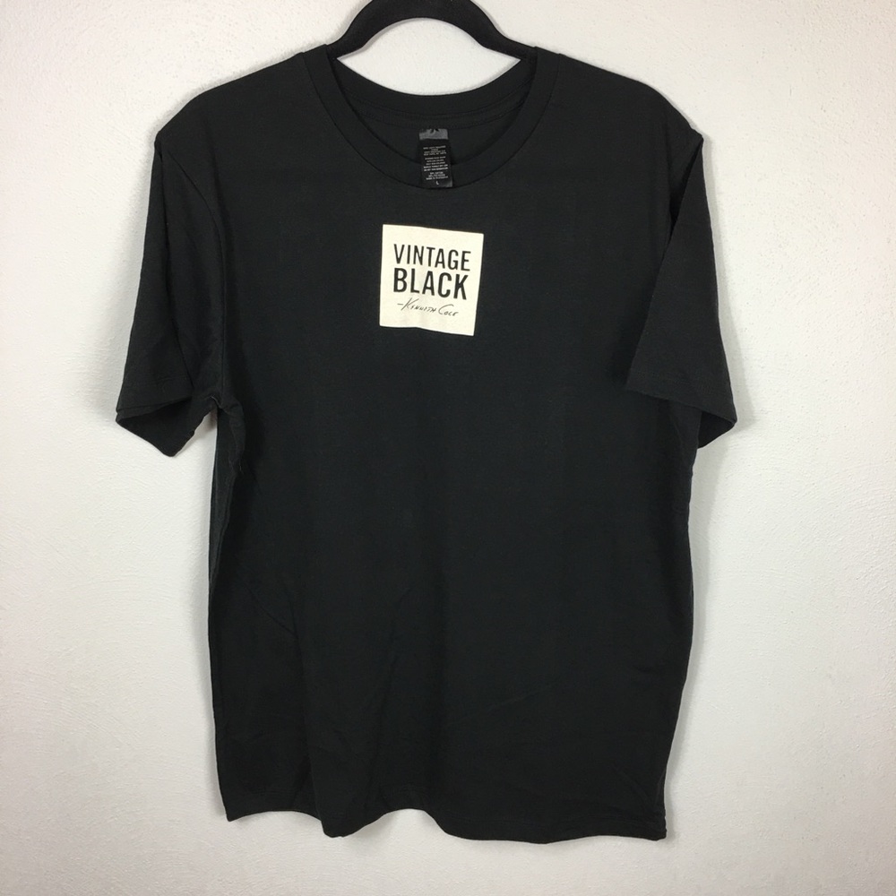 Men’s Kenneth Cole Black Graphic Print Tee Large